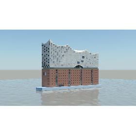 3D model Elbphilharmonie